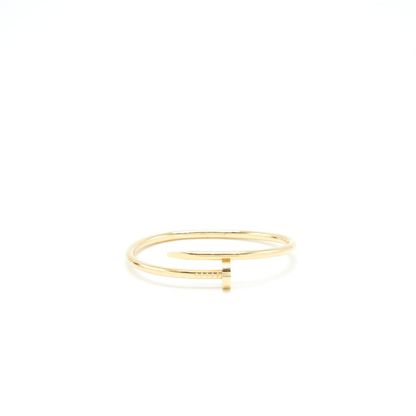 Cartier Size 17 Bracelet Juste Un Clou Yellow Gold