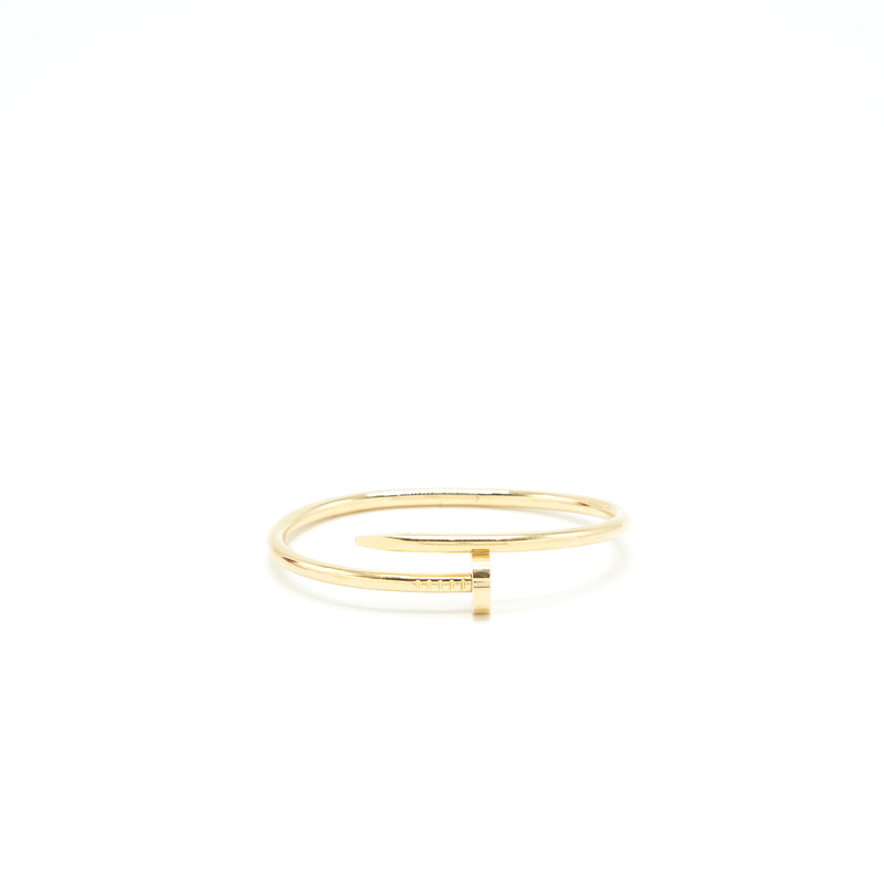 Cartier Size 17 Bracelet Juste Un Clou Yellow Gold