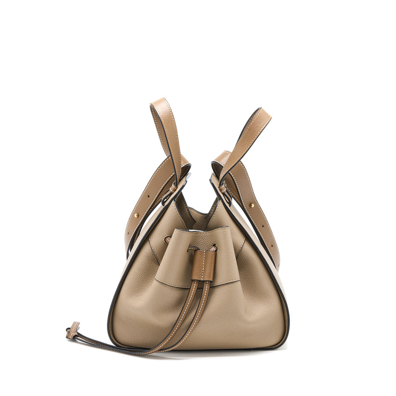 Loewe Small Hammock Calfskin Sand GHW