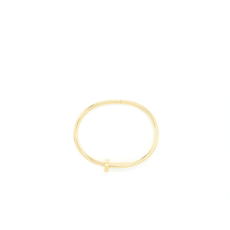 Cartier Size 17 Bracelet Juste Un Clou Yellow Gold