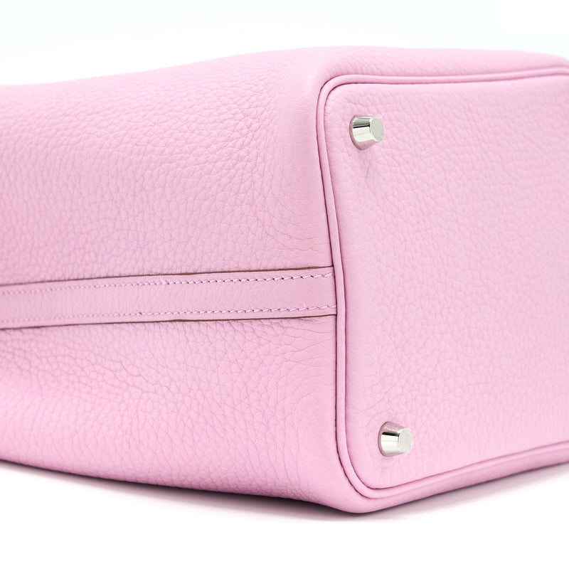 Hermes Picotin 18 Clemence X9 Mauve Sylvestre SHW Stamp Z