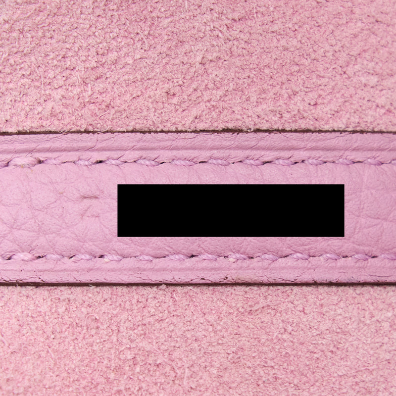 Hermes Picotin 18 Clemence X9 Mauve Sylvestre SHW Stamp Z