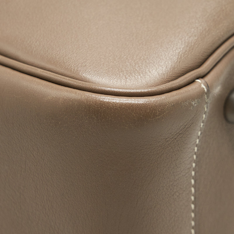 Hermes Lindy 34 Swift Etoupe SHW Stamp Square K