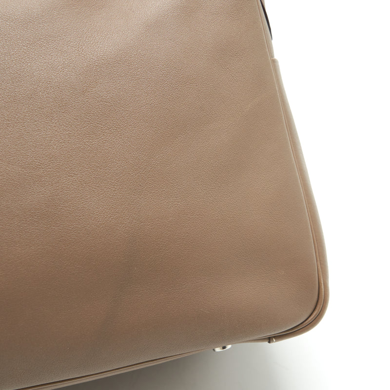 Hermes Lindy 34 Swift Etoupe SHW Stamp Square K