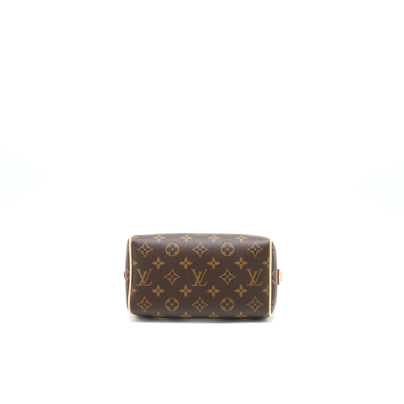 Louis Vuitton Speedy Bandouliere 20 Monogram Canvas Black Strap GHW (New Version)