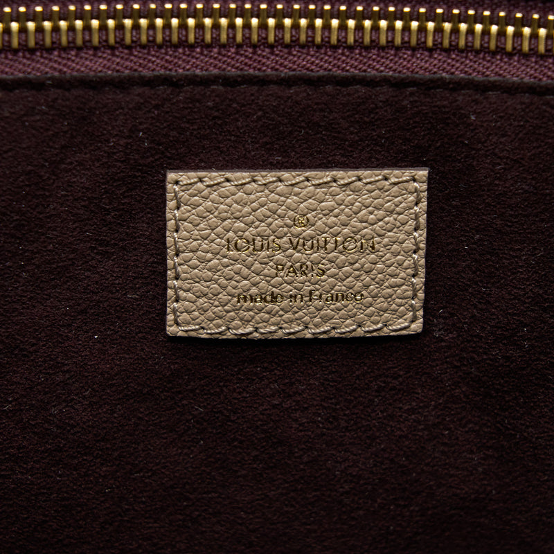 Louis Vuitton Neverfull MM Monogram Empreinte Tourterelle GHW (New Version)