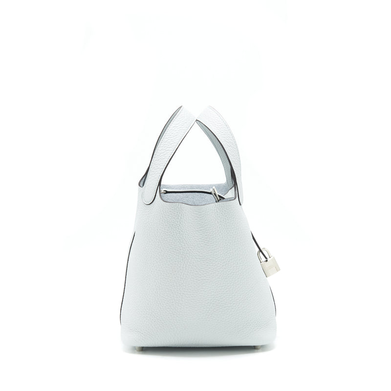 Hermes picotin 18 lock bag Blue Pale SHW Stamp Z