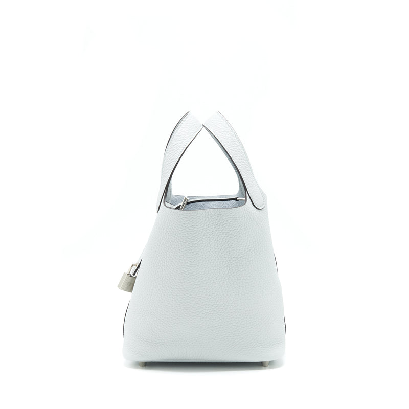 Hermes picotin 18 lock bag Blue Pale SHW Stamp Z