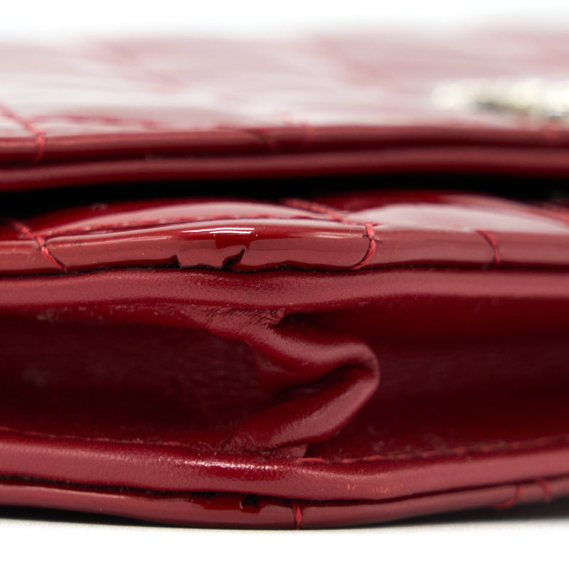 Chanel Wallet on Chain Patent Red SHW