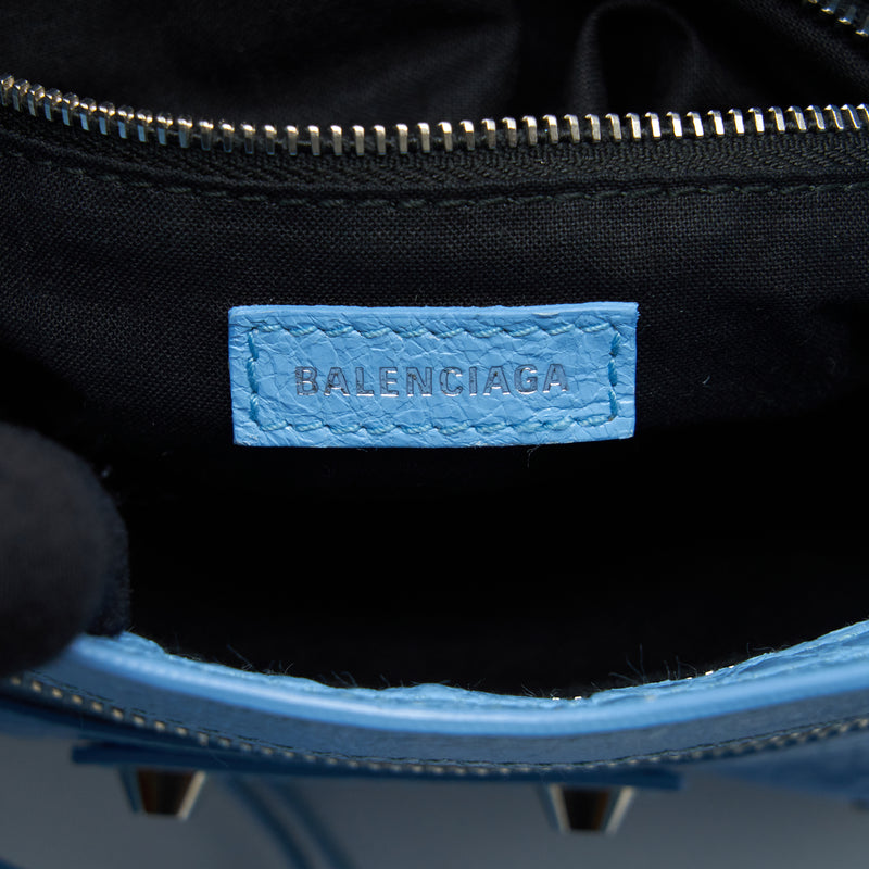 Balenciaga Mini City Bag Light Blue SHW