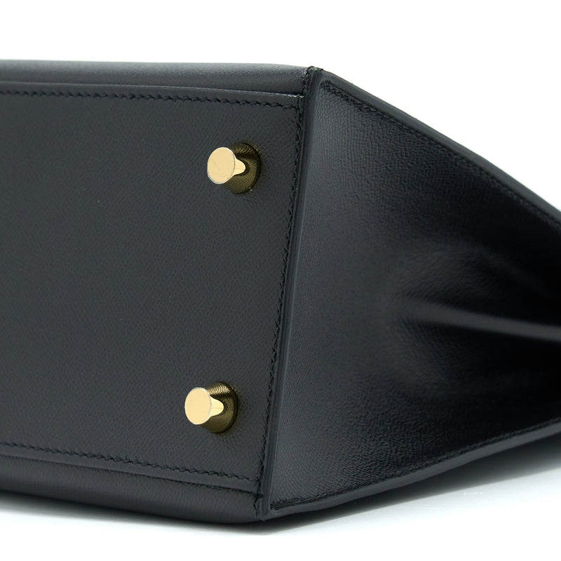 Hermes Kelly 25 Sellier Touch Madame / Crocodile Black GHW Stamp Z