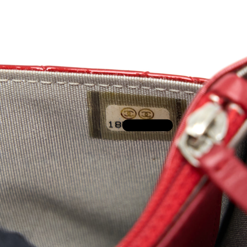 Chanel Wallet on Chain Patent Red SHW