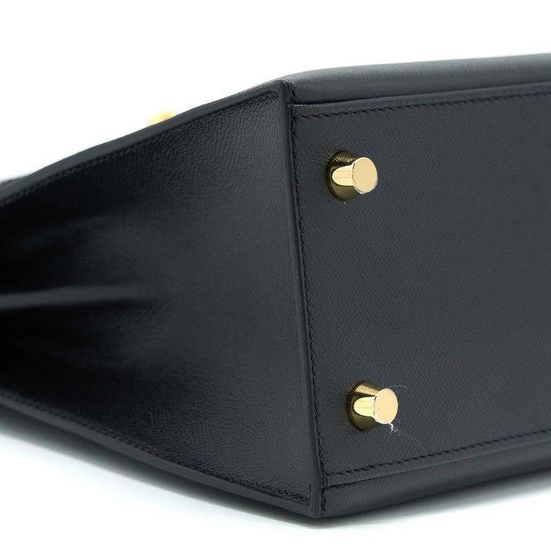 Hermes Kelly 25 Sellier Touch Madame / Crocodile Black GHW Stamp Z