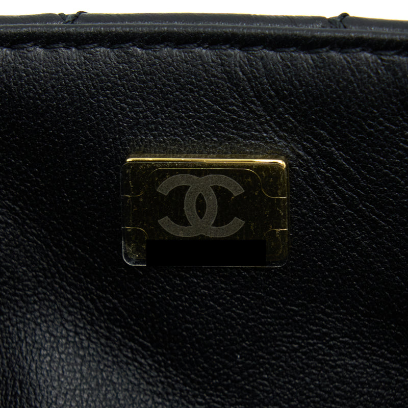 Chanel Mini 2.55 Reissue Flap Bag Aged Calfskin Black Brushed GHW (Microchip)