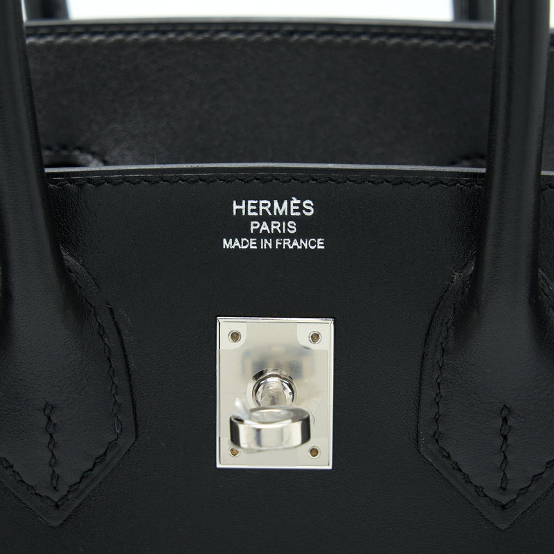 Hermes Birkin 25 Tadelakt Black SHW Stamp Y