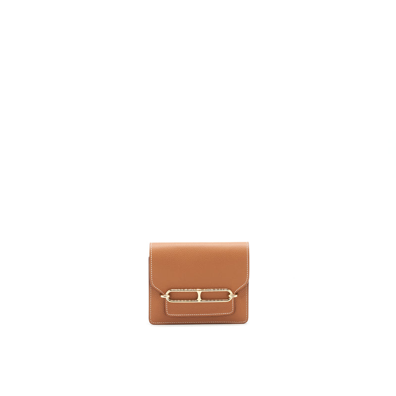 Hermes roulis Slim evercolor Gold with GHW