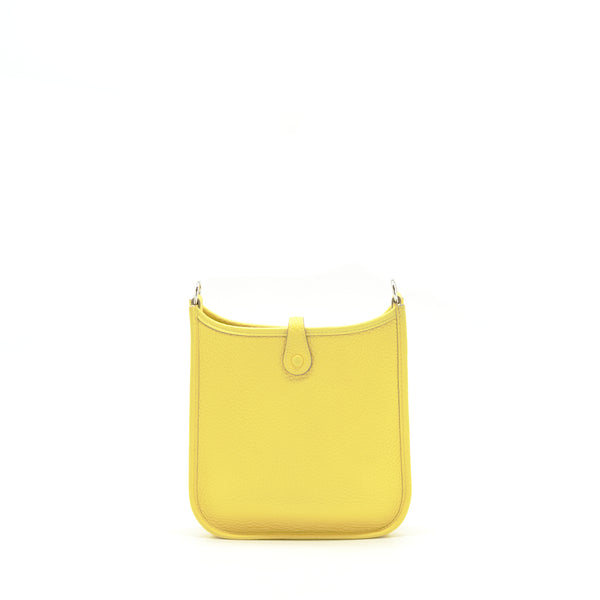 Hermes Mini Evelyne Clemence Lime/Lime SHW Stamp Y