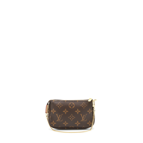 Louis Vuitton Mini Pochette Accessories Monogram Canvas GHW