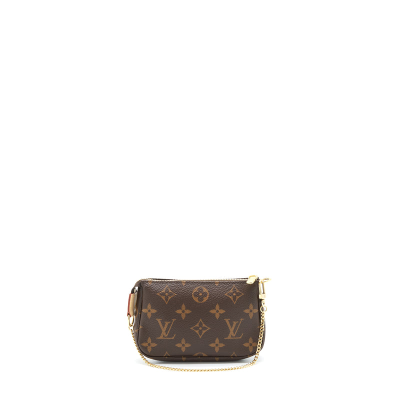 Louis Vuitton Mini Pochette Accessories Monogram Canvas GHW