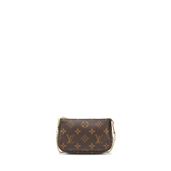 Louis Vuitton Mini Pochette Accessories Monogram Canvas GHW