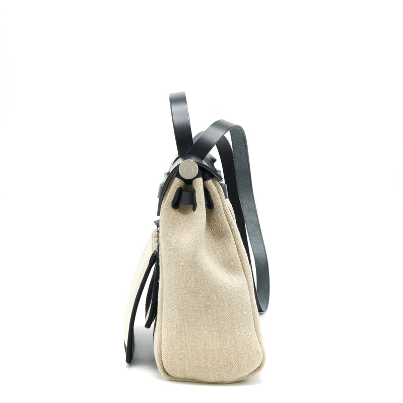 Hermes Herbag Zip Retourne 31 Toile Canvas Shoulder Bag