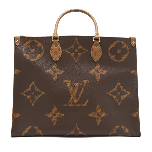 Louis Vuitton On-The-Go GM Monogram Reverse Canvas Year 2019