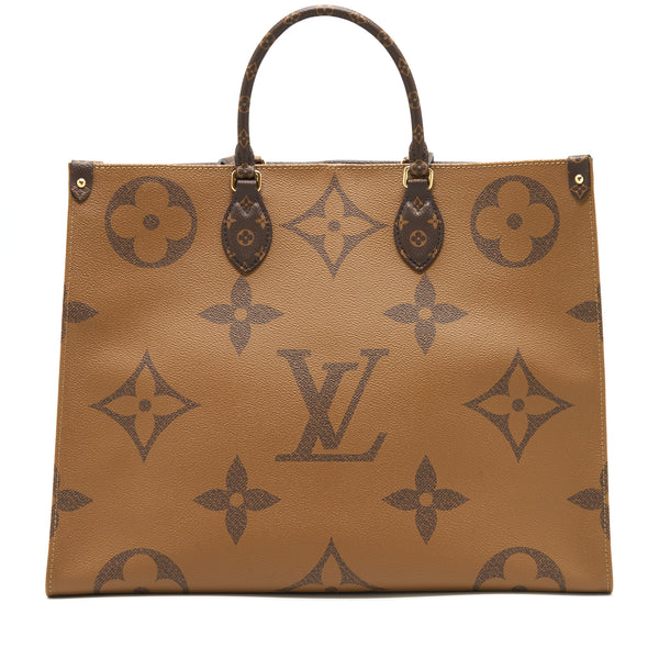 Louis Vuitton On-The-Go GM Monogram Reverse Canvas Year 2019