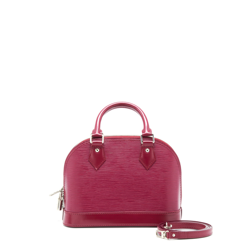 Louis Vuitton Alma Small Model Handbag in Red EPI Leather