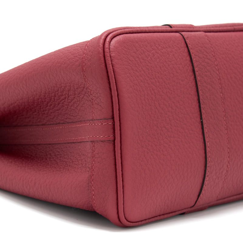 Hermes Garden Party 30 Country K1 Rouge Grenat SHW Stamp Z