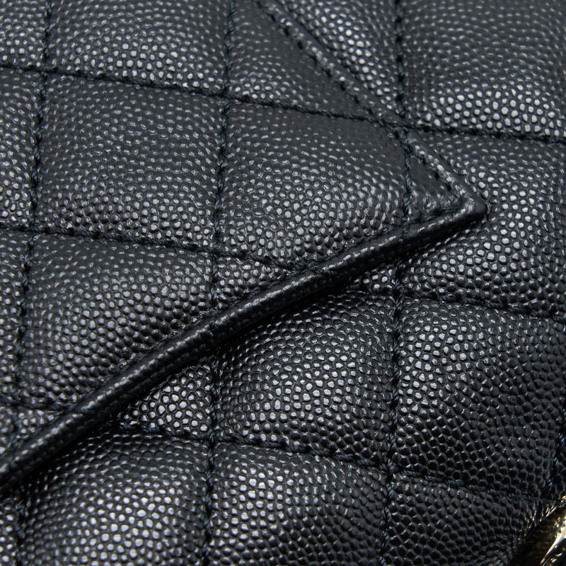 Chanel Small Coco Handle Caviar Black LGHW