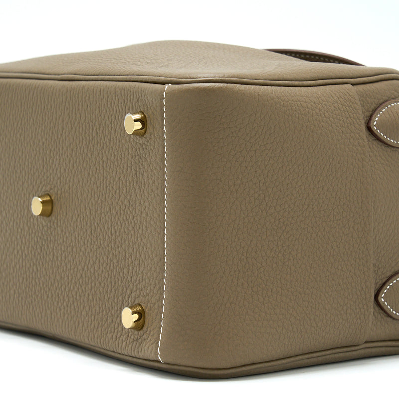 Hermes Lindy 26 Clemence Etoupe GHW Stamp U