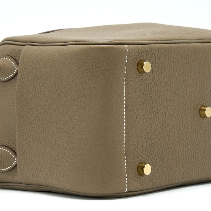 Hermes Lindy 26 Clemence Etoupe GHW Stamp U