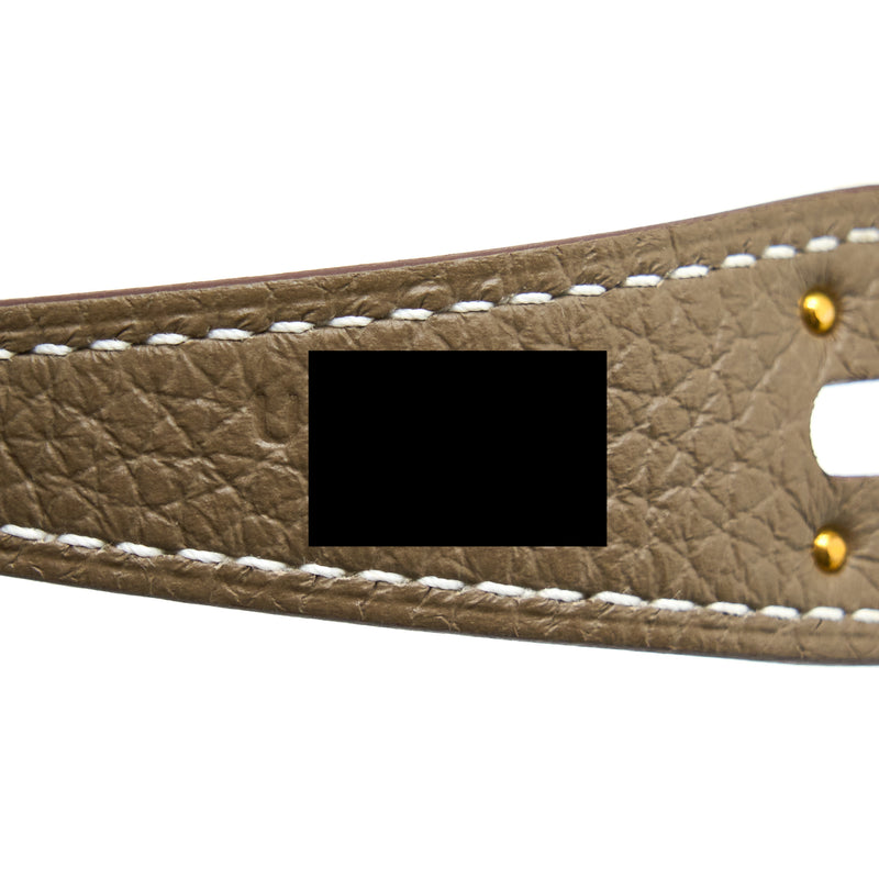 Hermes Lindy 26 Clemence Etoupe GHW Stamp U