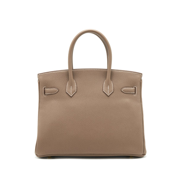 Hermes Birkin 30 Togo Etoupe GHW Stamp C