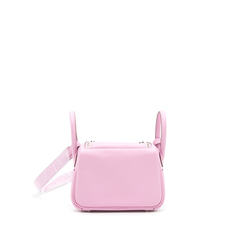 Hermes Mini Lindy Swift X9 Mauve Sylvestre SHW Stamp U