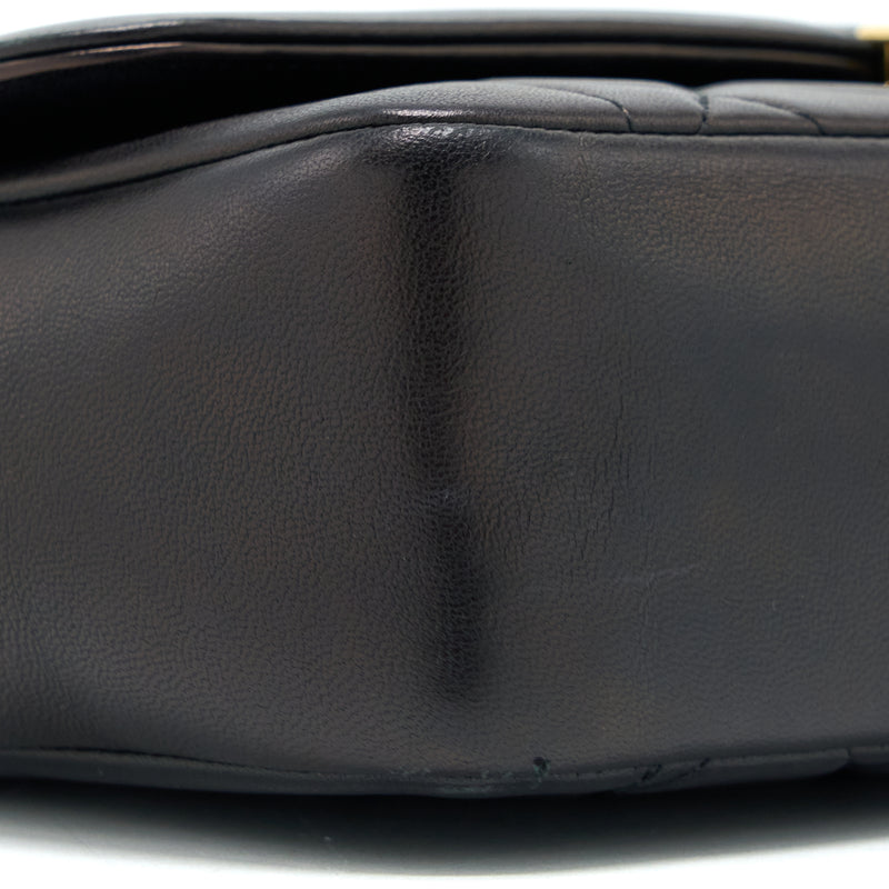 Chanel Seasonal Flap Bag Lambskin Black GHW