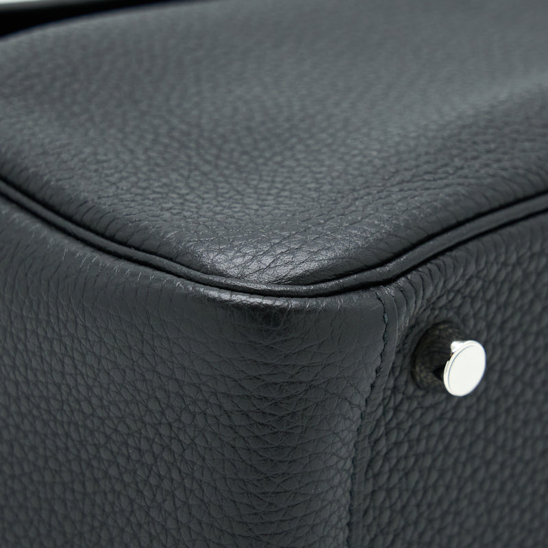 Hermes Lindy 26 Clemence Black SHW Stamp Y