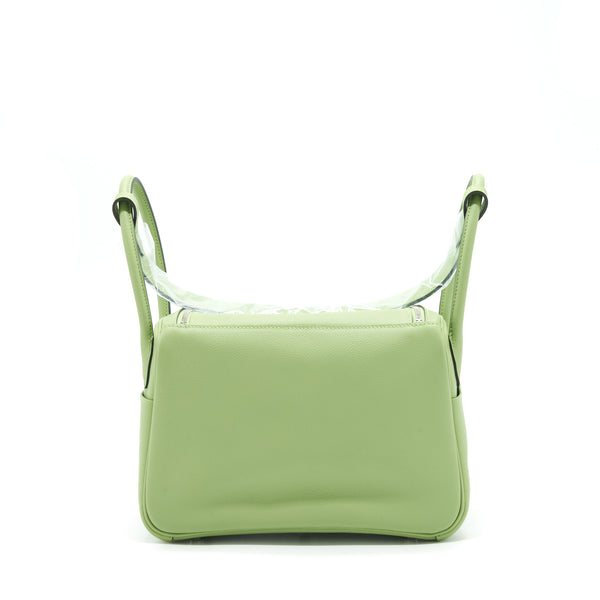 Hermes Lindy 26 Evercolor Vert Criquet SHW Stamp Z
