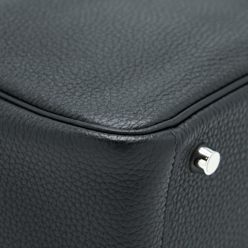 Hermes Lindy 26 Clemence Black SHW Stamp Y