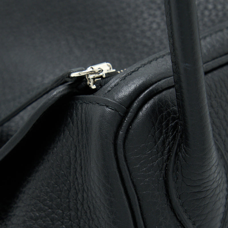 Hermes Lindy 26 Clemence Black SHW Stamp Y
