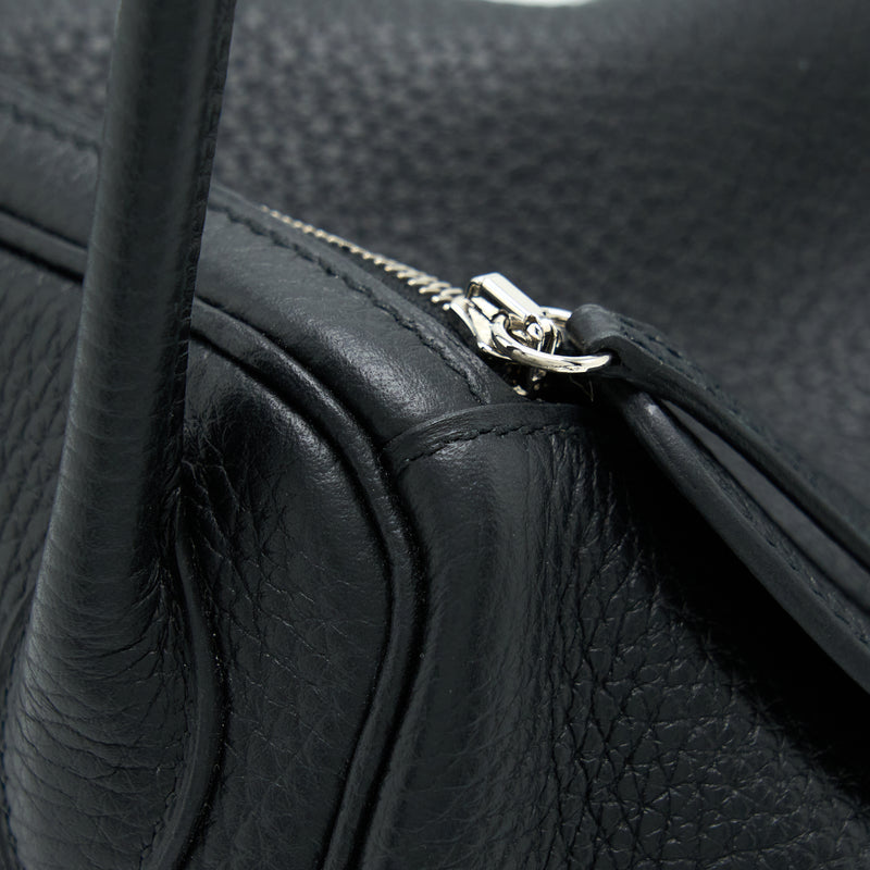 Hermes Lindy 26 Clemence Black SHW Stamp Y
