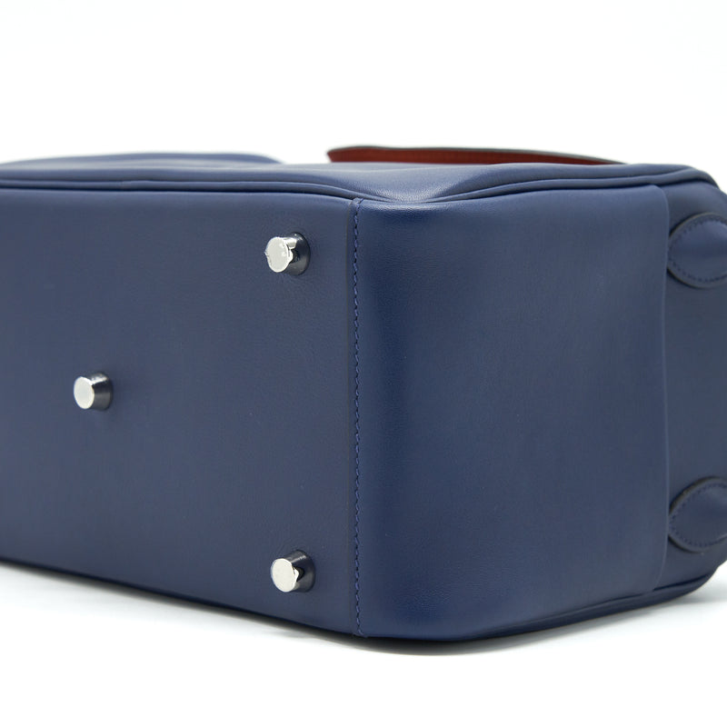 Hermes lindy 26 swift Navy SHW Stamp Y
