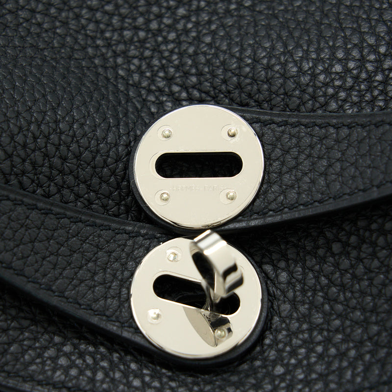 Hermes Lindy 26 Clemence Black SHW Stamp Y