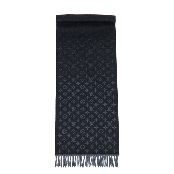 Louis Vuitton Monogram Scarf Black/Grey