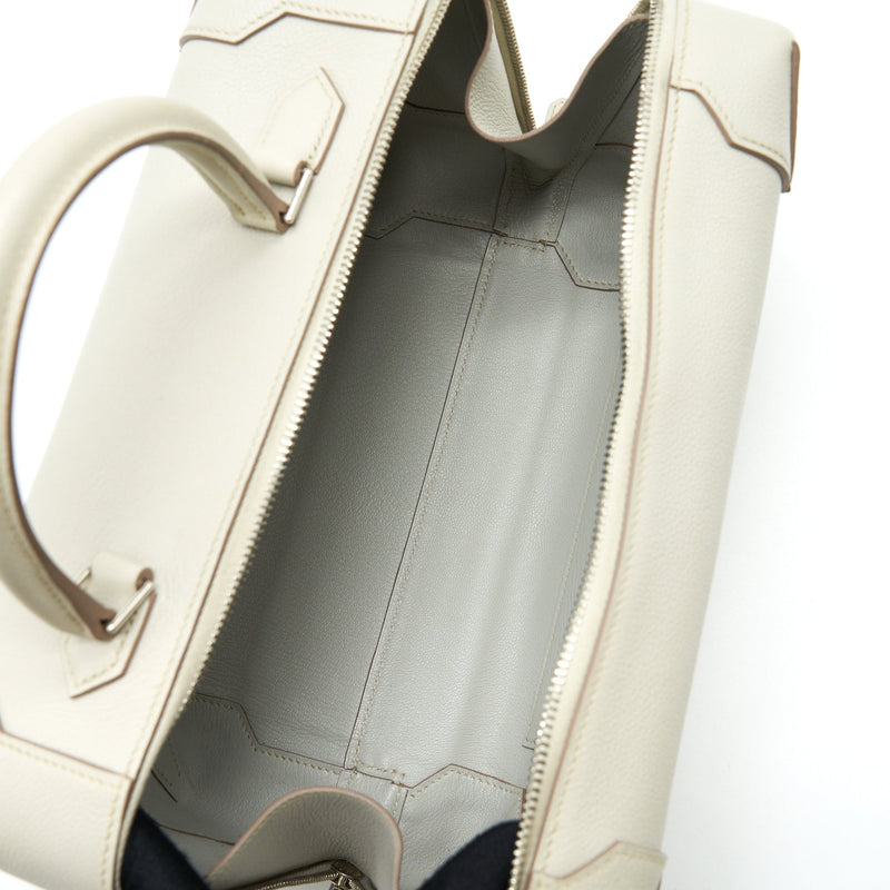 Hermes Maxi Box Evercolor Craie SHW Stamp Square R