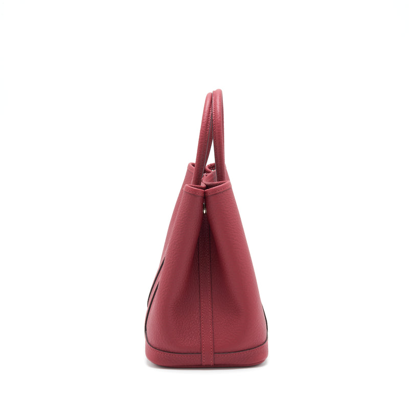 Hermes Garden Party 30 Vache Country K1 Rouge Grenat SHW Stamp U
