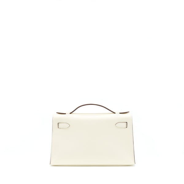Hermes Kelly Pochette Swift Nata GHW Stamp Z