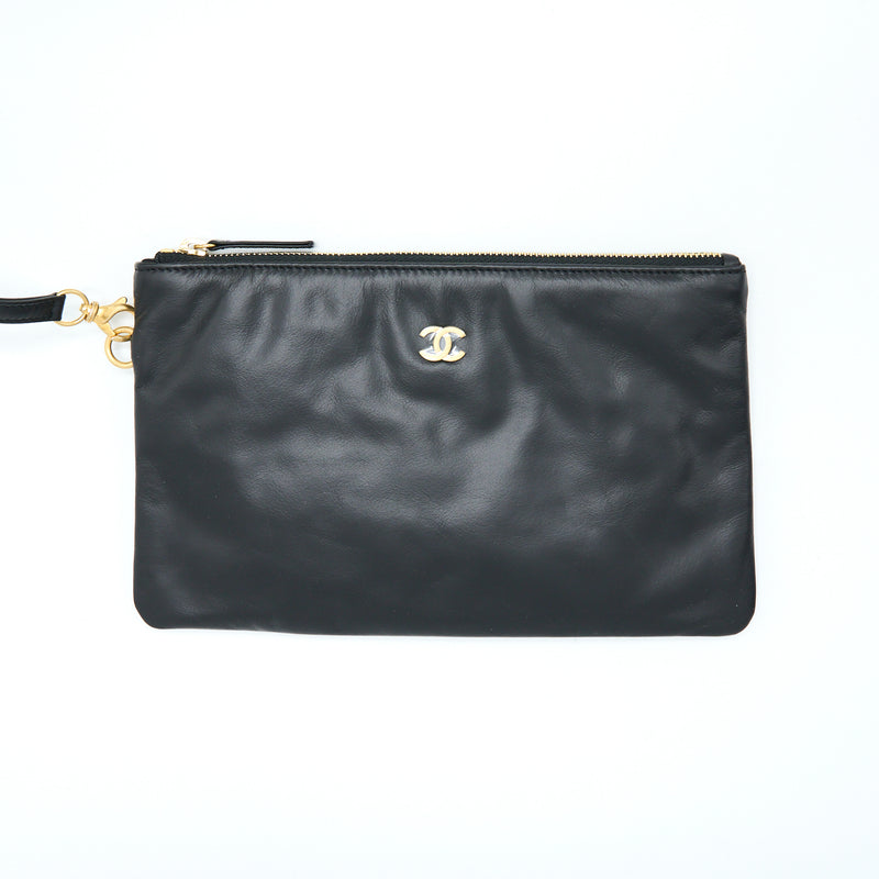 Chanel Small 22 Bag white letter Shiny Calfskin GHW (Microchip)