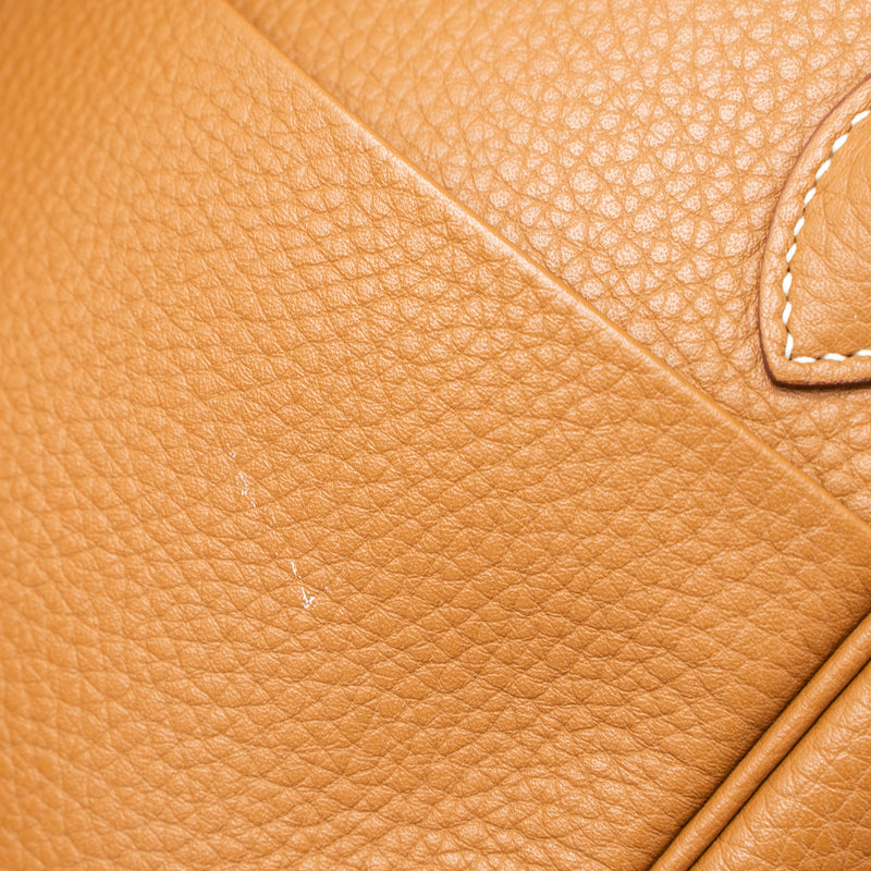 Hermes Lindy 30 Clemence Gold SHW Stamp T