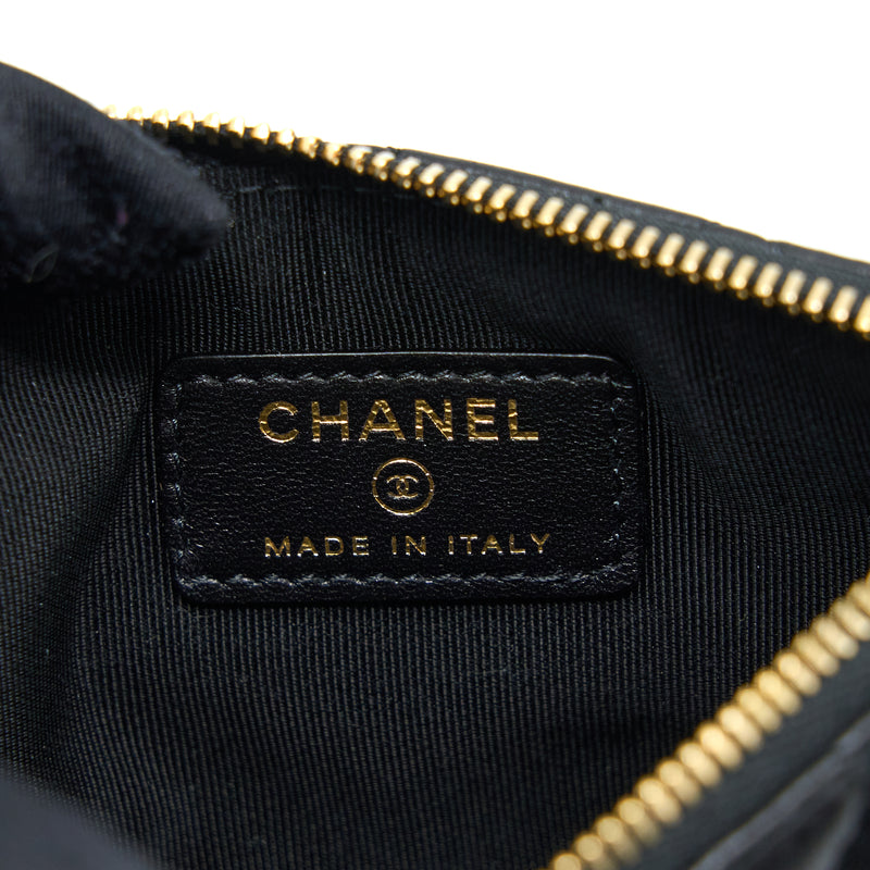 Chanel 21S Mini Pouch Limited Edition Lambskin Black LGHW